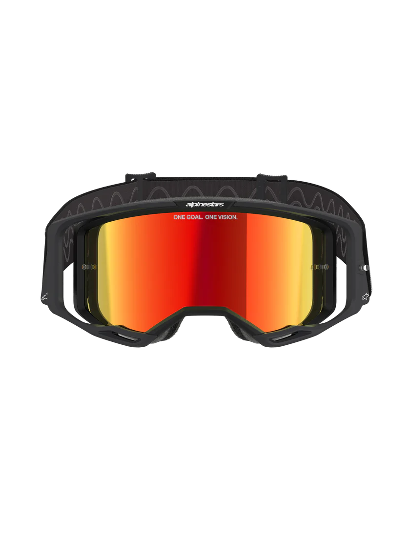 Alpinestars Vision 8 Corp Goggles Black Mirror Red