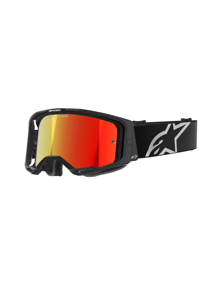 Alpinestars Vision 8 Corp Goggles Black Mirror Red