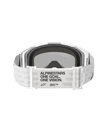 Alpinestars Vision 8 Corp Goggles White Mirror Silver