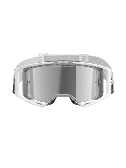 Alpinestars Vision 8 Corp Goggles White Mirror Silver