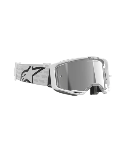 Alpinestars Vision 8 Corp Goggles White Mirror Silver