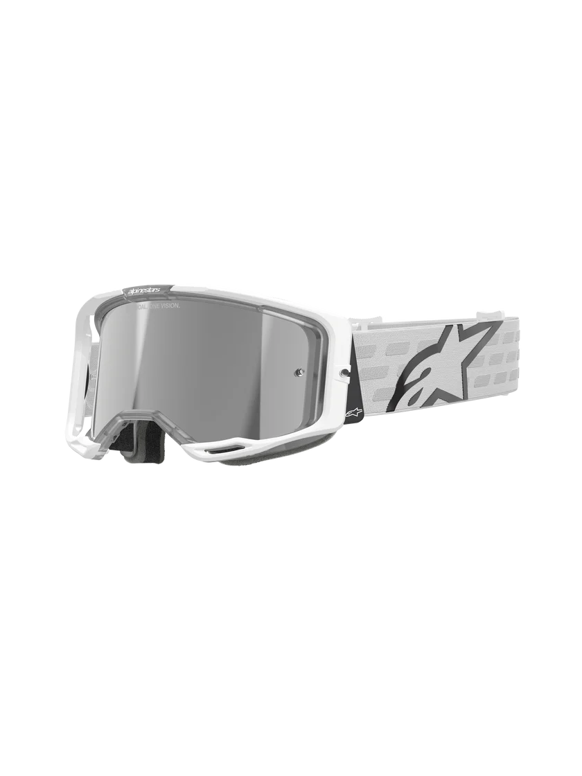 Alpinestars Vision 8 Corp Goggles White Mirror Silver