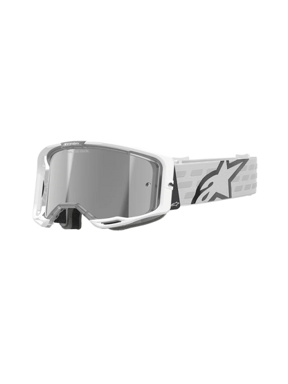 Alpinestars Vision 8 Corp Goggles White Mirror Silver