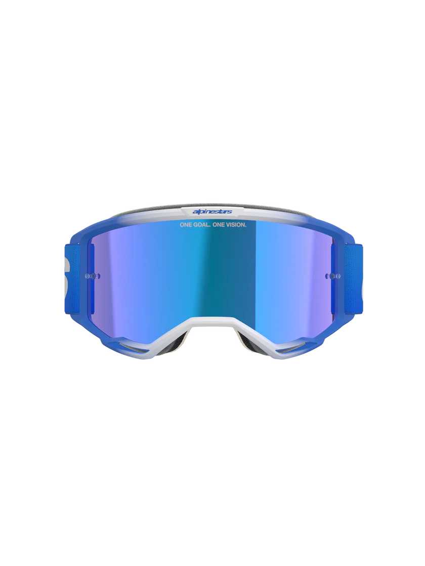 Alpinestars Vision 5 Blaze Goggles Blue Mirror Blue