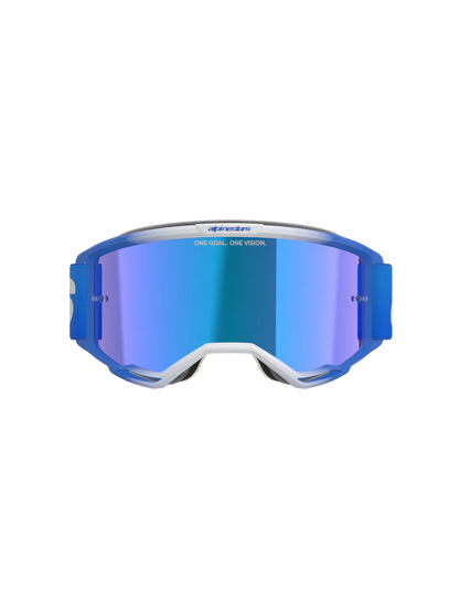 Alpinestars Vision 5 Blaze Goggles Blue Mirror Blue