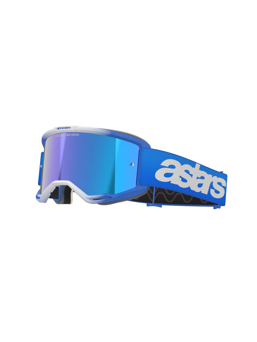 Alpinestars Vision 5 Blaze Goggles Blue Mirror Blue
