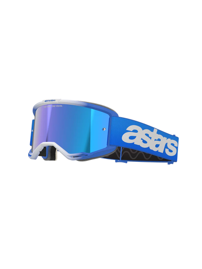 Alpinestars Vision 5 Blaze Goggles Blue Mirror Blue
