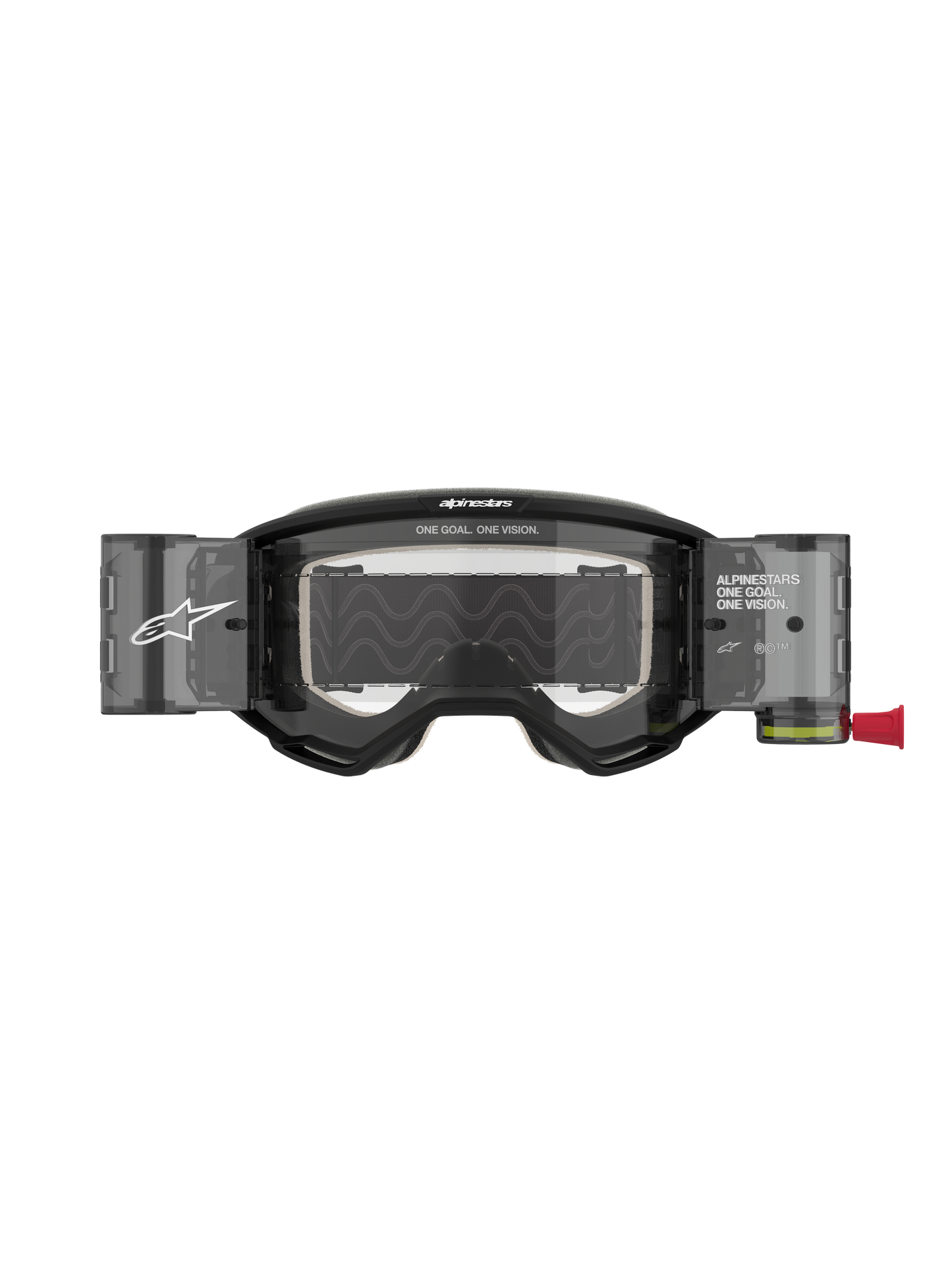 Alpinestars Vision 5 Corp Goggles Roll-Off – Black / Clear
