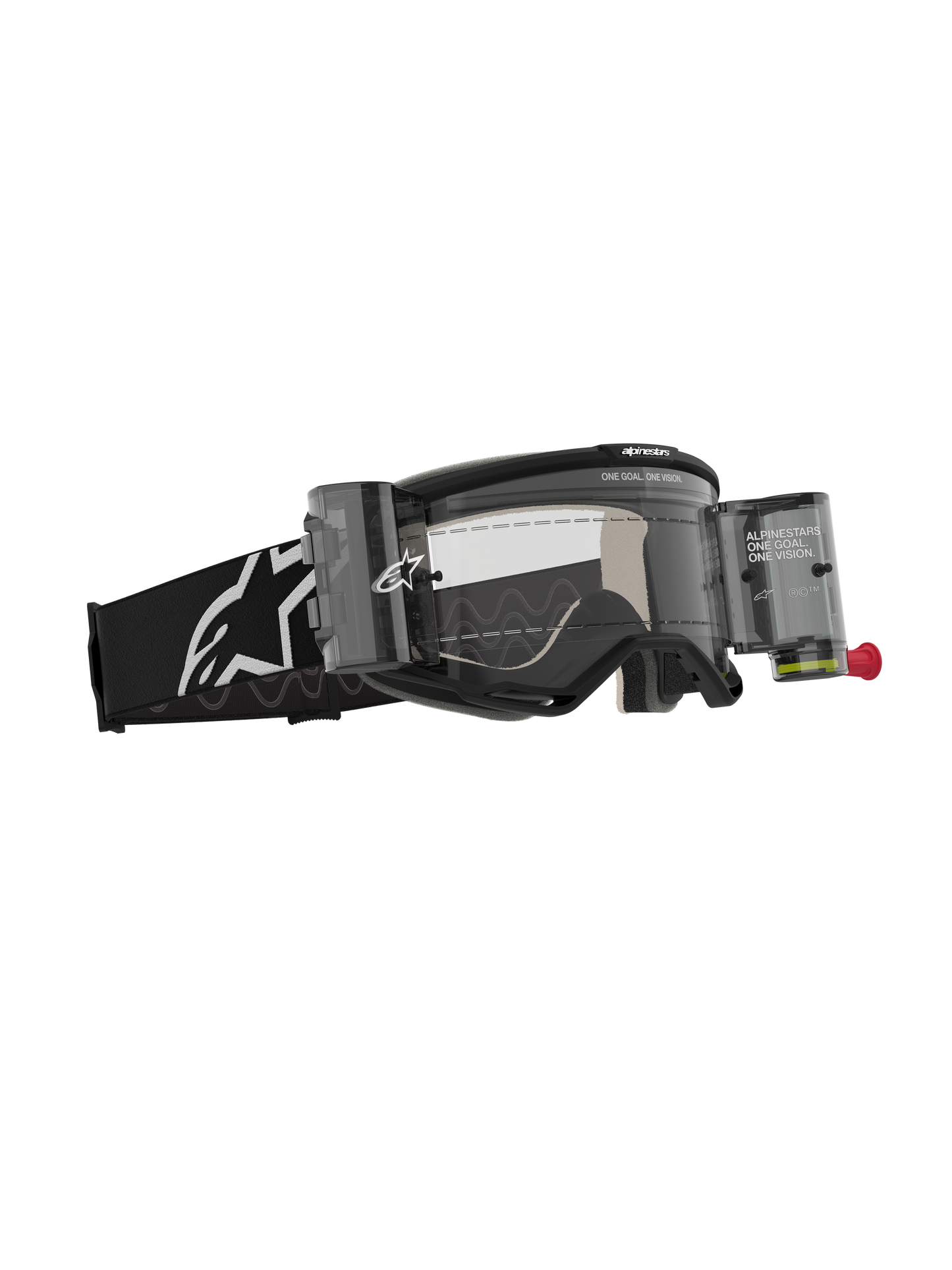 Alpinestars Vision 5 Corp Goggles Roll-Off – Black / Clear