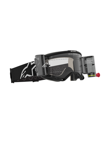 Alpinestars Vision 5 Corp Goggles Roll-Off – Black / Clear