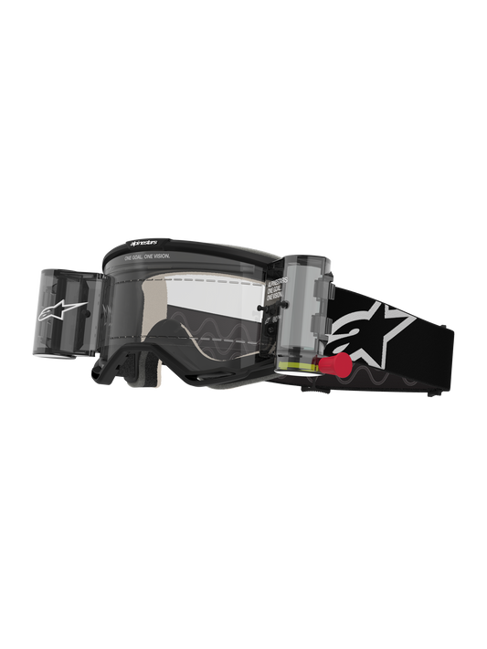 Alpinestars Vision 5 Corp Goggles Roll-Off – Black / Clear