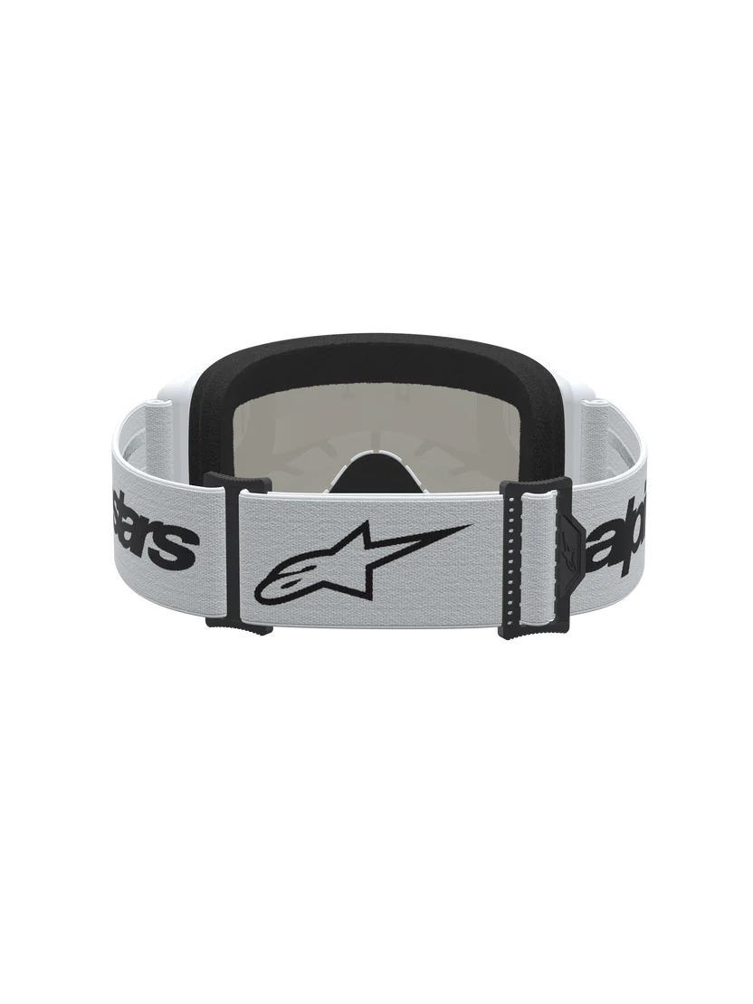 Alpinestars Vision 3 Wordmark Goggles White Black Mirror Silver