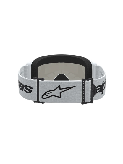 Alpinestars Vision 3 Wordmark Goggles White Black Mirror Silver