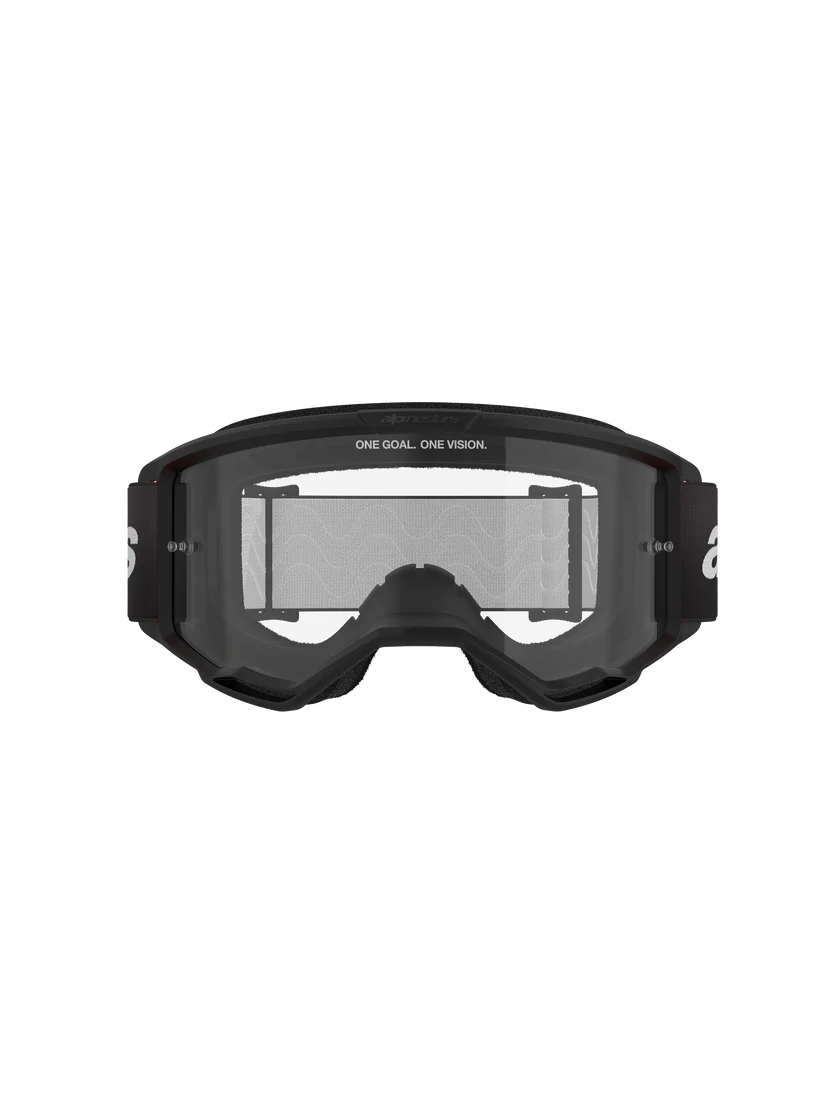 Alpinestars Vision 3 Wordmark Goggles Black Clear