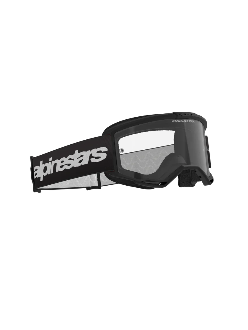 Alpinestars Vision 3 Wordmark Goggles Black Clear