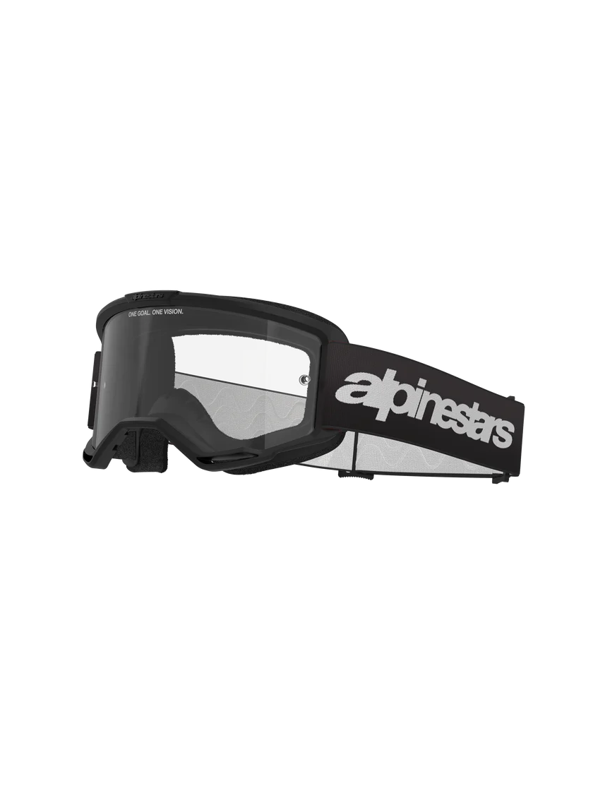 Alpinestars Vision 3 Wordmark Goggles Black Clear