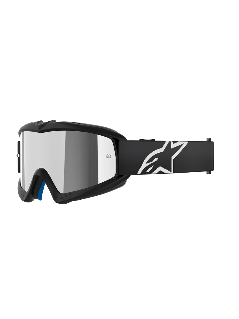 Alpinestars Youth Vision Corp Goggles Black Mirror Silver