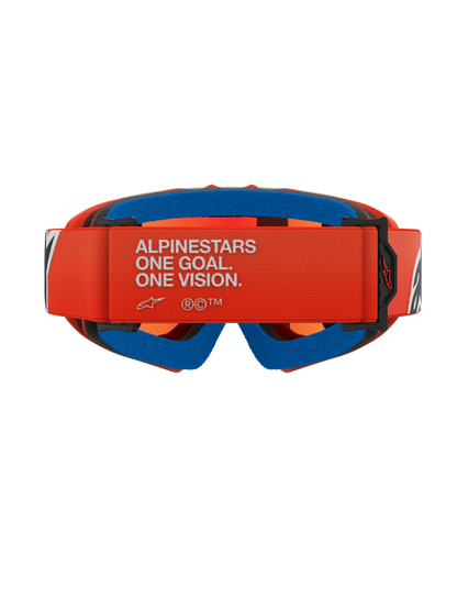 Alpinestars Youth Vision Corp Goggles Orange Mirror Red