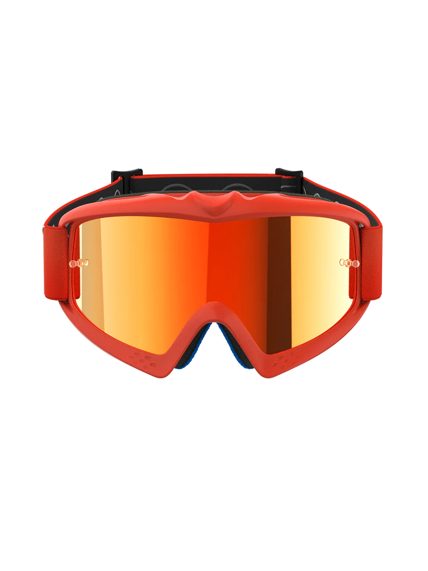 Alpinestars Youth Vision Corp Goggles Orange Mirror Red