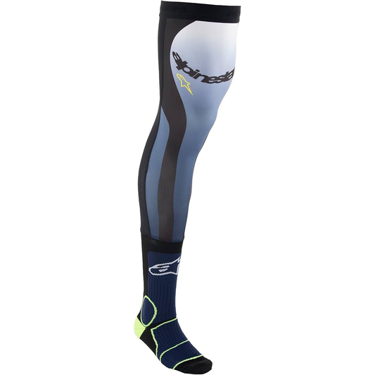 Alpinestars Kneebrace Socks Navy/Yellow