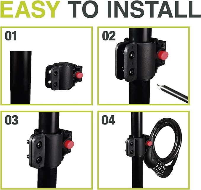Interphone Cable Lock for Bike/E-Scooter - Black