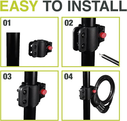 Interphone Cable Lock for Bike/E-Scooter - Black