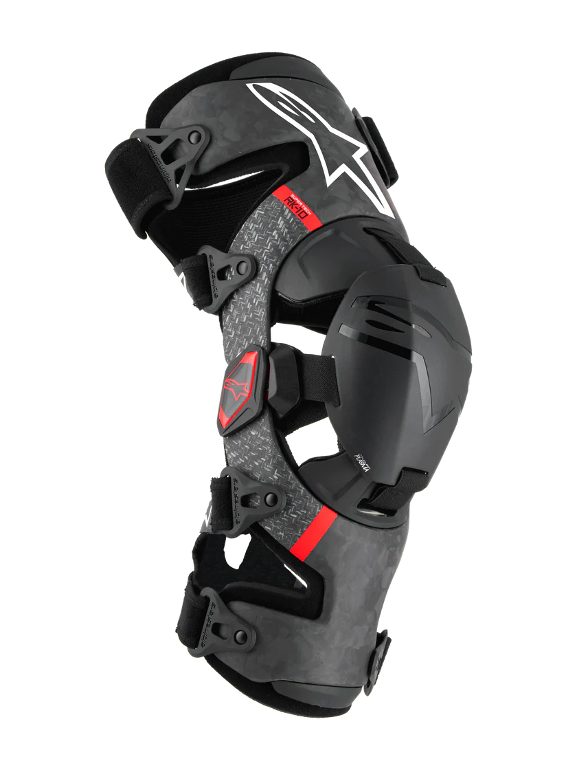 Alpinestars Supertech RK-10 Plasma Knee Brace Set Black/Red