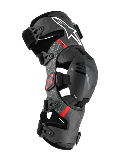 Alpinestars Supertech RK-10 Plasma Knee Brace Set Black/Red