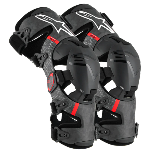 Alpinestars Supertech RK-10 Plasma Knee Brace Set Black/Red