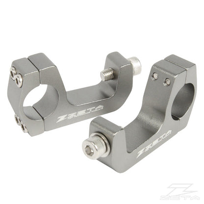 Zeta Armor Hand Guard XC PRO Kit (U-Clamp 28.6mm Bar) - Black/White