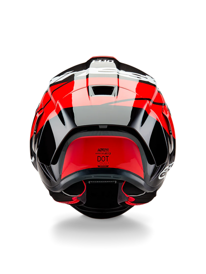 Alpinestars Supertech R10 Element Helmet Black Carbon/Bright Red/White