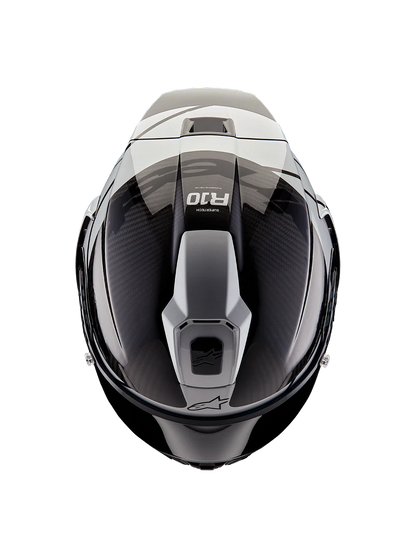 Alpinestars Supertech R10 Element Helmet Black Carbon/Silver/Black Gloss