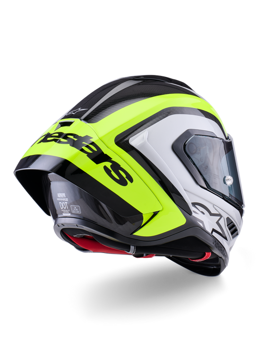 Alpinestars Supertech R10 Arius Helmet Black/Silver/Yellow Fluo