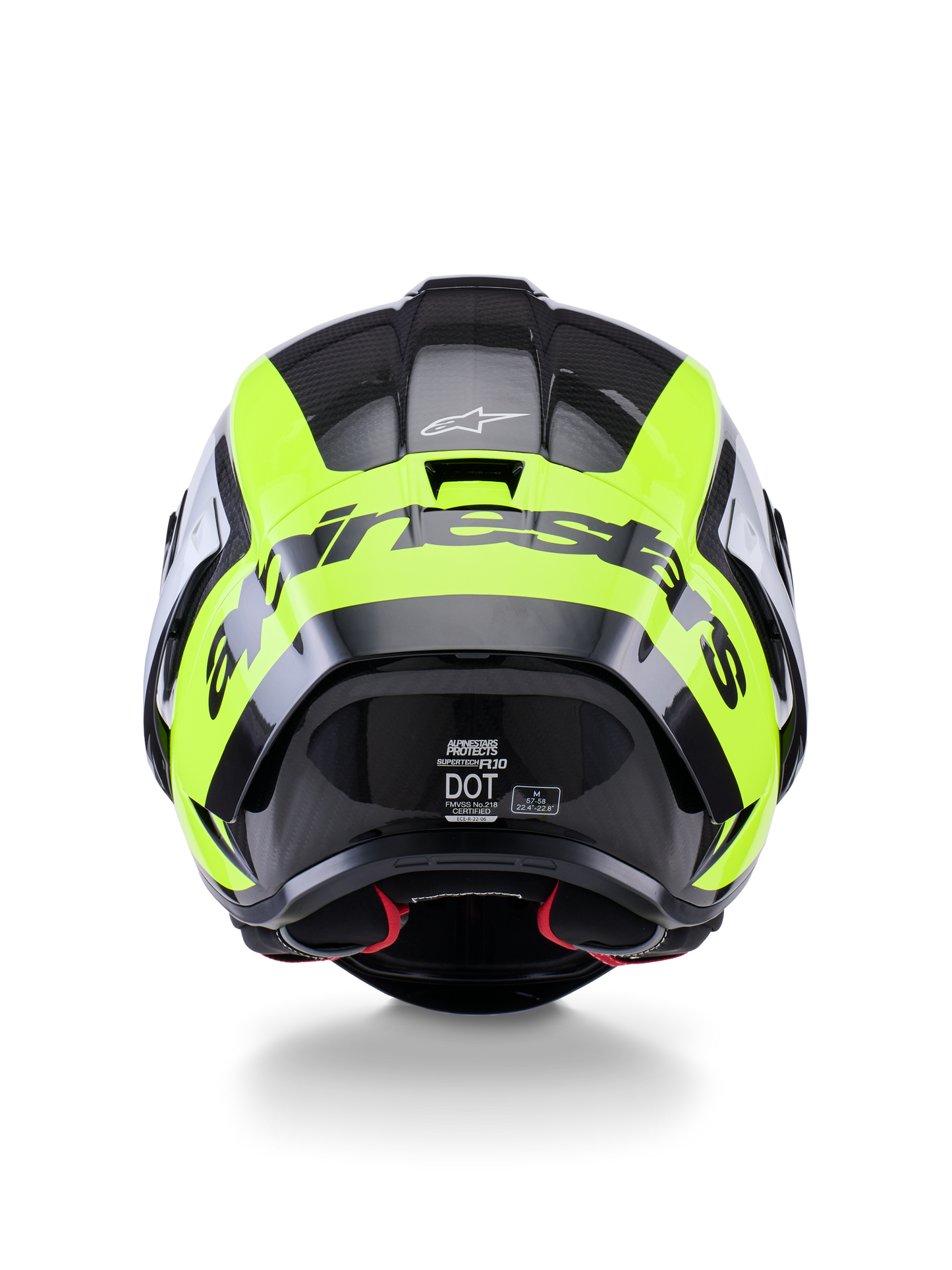 Alpinestars Supertech R10 Arius Helmet Black/Silver/Yellow Fluo