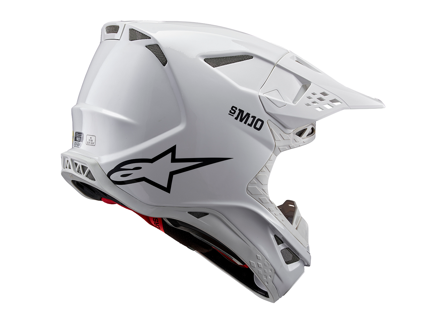 Supertech M10 Solid White Helmet ECE