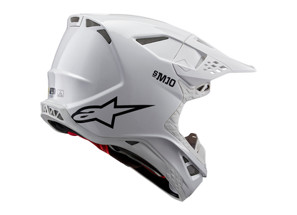 Supertech M10 Solid White Helmet ECE