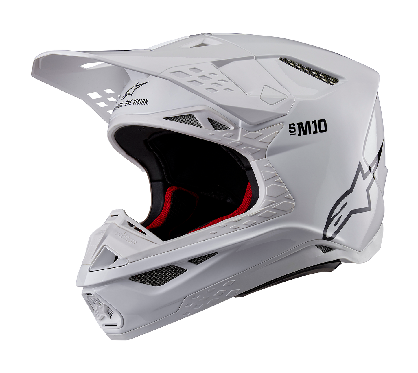 Supertech M10 Solid White Helmet ECE
