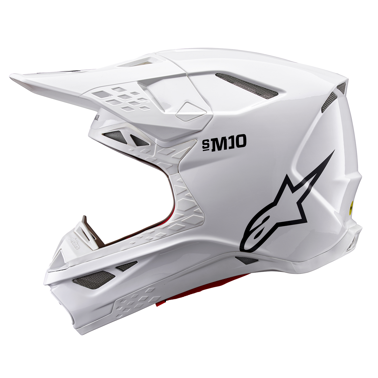 Supertech M10 Solid White Helmet ECE