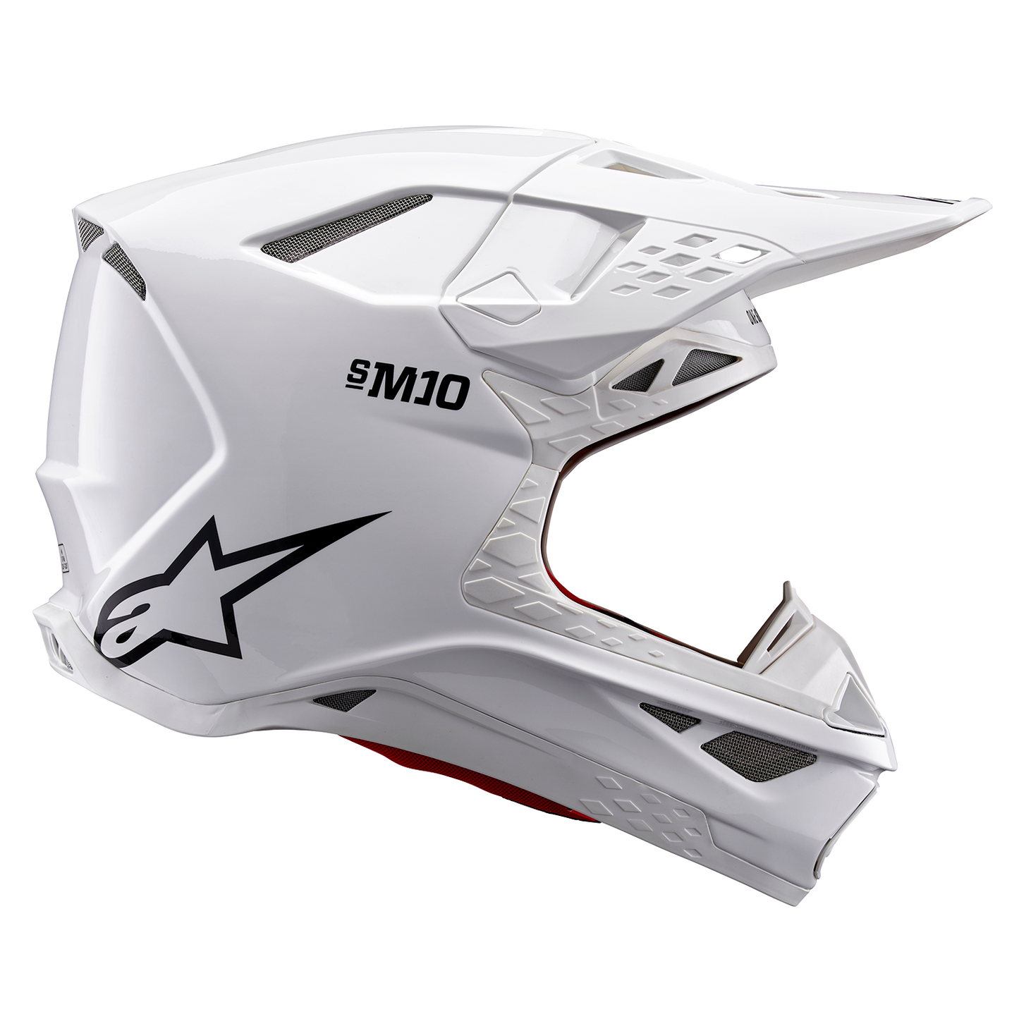 Supertech M10 Solid White Helmet ECE