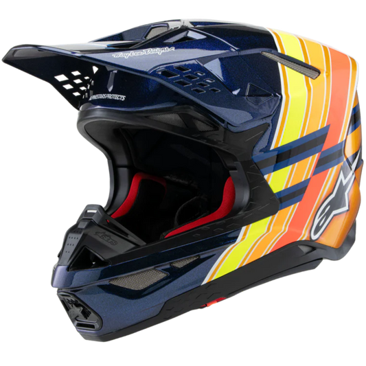Supertech M10 TLD Edition Helmet ECE Dark Blue/Orange/Yellow Flou/Red