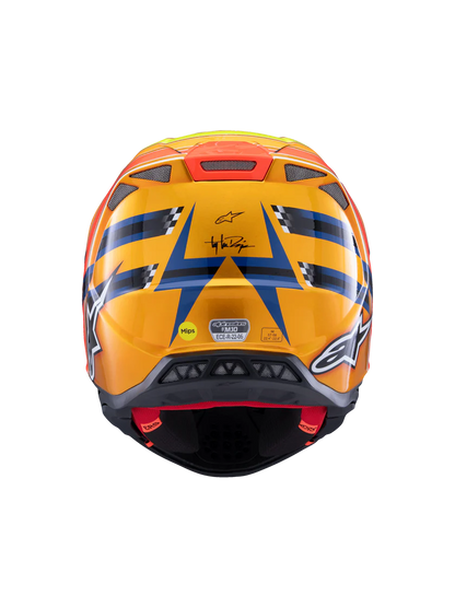 Supertech M10 TLD Edition Helmet ECE Dark Blue/Orange/Yellow Flou/Red
