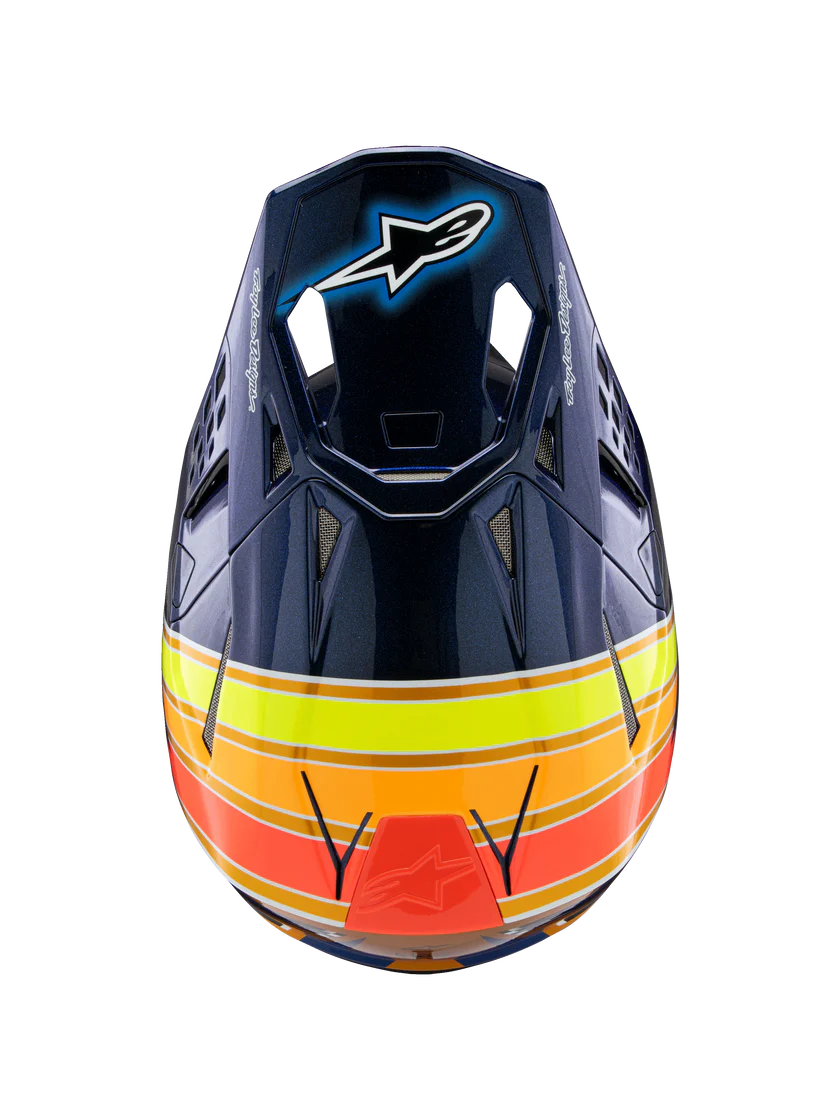Supertech M10 TLD Edition Helmet ECE Dark Blue/Orange/Yellow Flou/Red