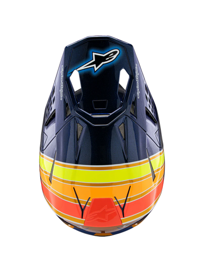 Supertech M10 TLD Edition Helmet ECE Dark Blue/Orange/Yellow Flou/Red