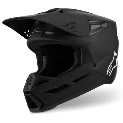 Supertech M3 Solid Matte Black Helmet ECE06