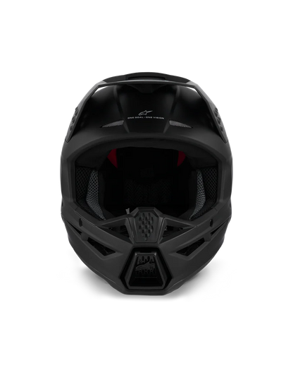 Supertech M3 Solid Matte Black Helmet ECE06