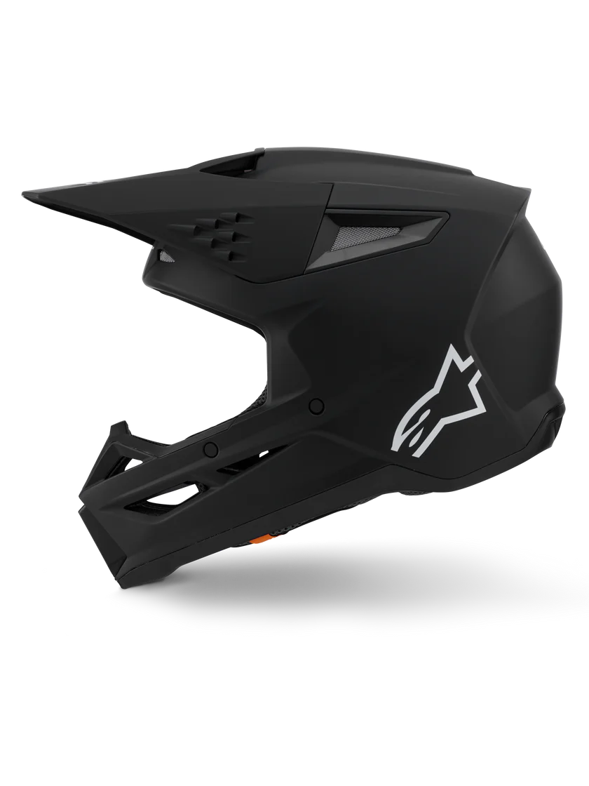 Supertech M3 Solid Matte Black Helmet ECE06