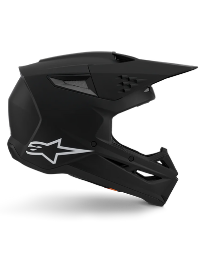Supertech M3 Solid Matte Black Helmet ECE06