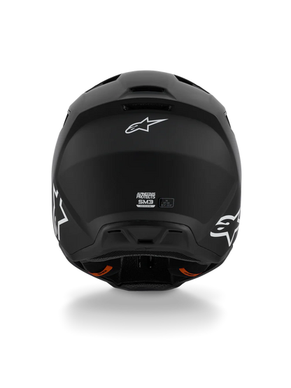 Supertech M3 Solid Matte Black Helmet ECE06