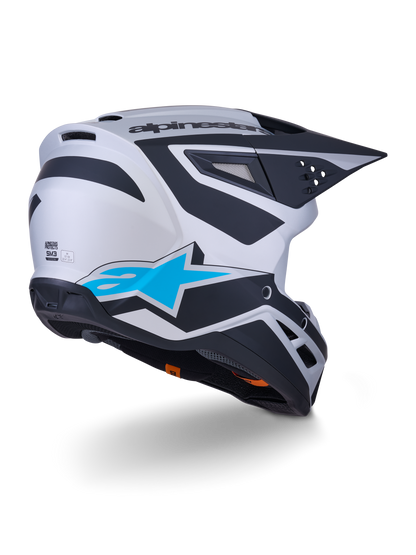 Supertech M3 Heat Matte Silver/Blue/Black