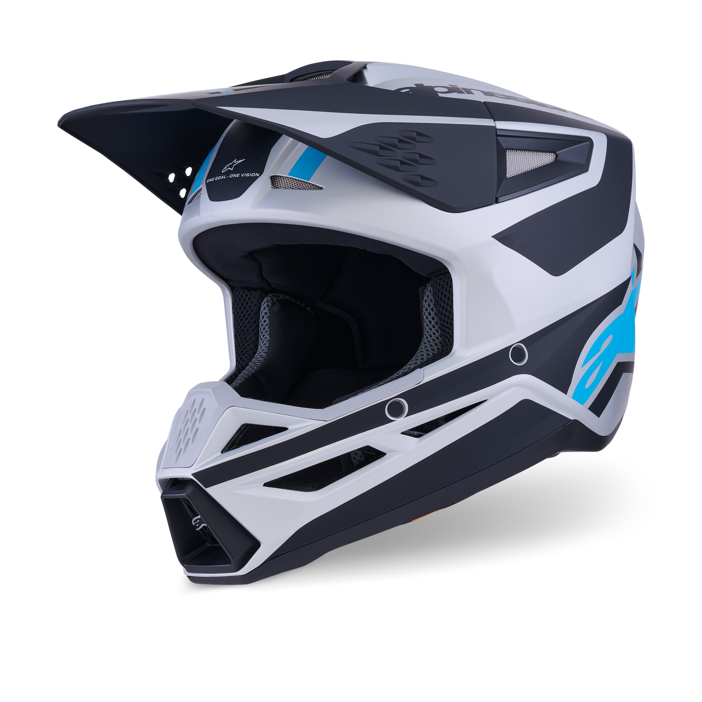 Supertech M3 Heat Matte Silver/Blue/Black